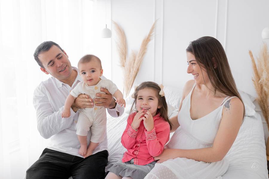 Família de Pâmela, Eliseu, Laura e Levi 