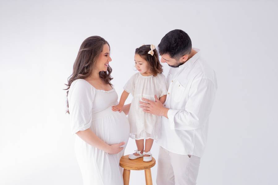 Gestante de A doce espera pelo Heitor - Cassia & Hélder