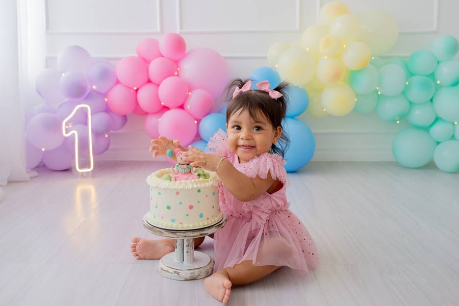 Smash The Cake de Lívia, 1 ano 