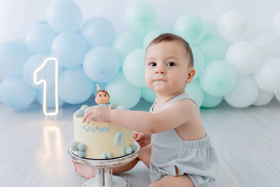 Smash The Cake de Bernardo, 1 ano