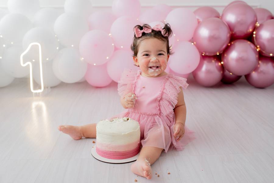 Smash The Cake de Sara, 1 ano 