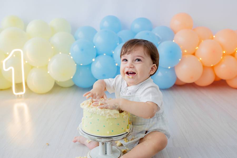 Smash The Cake de Théo, 1 ano 