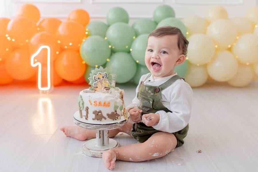 Smash The Cake de Isaac, 1 ano 