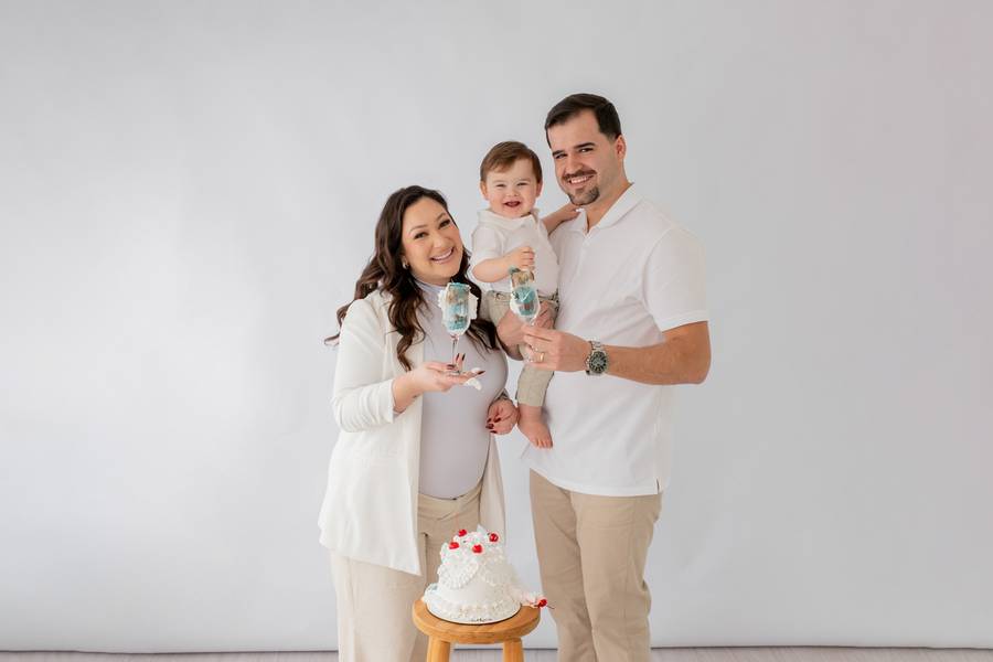 Gestante de Gabriele, 11 semanas | Ensaio Revelação 