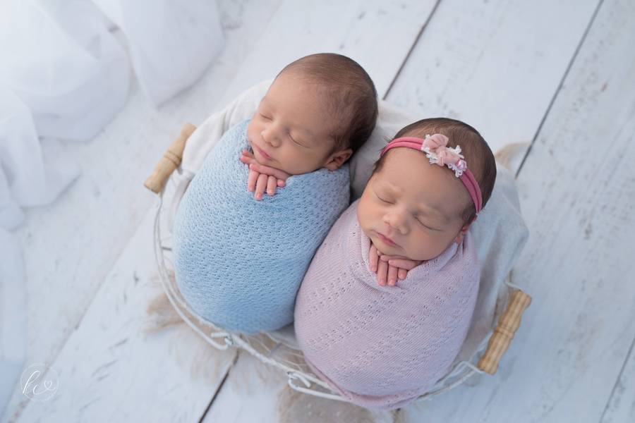 Newborn de Davi e Cecília, 12 dias 