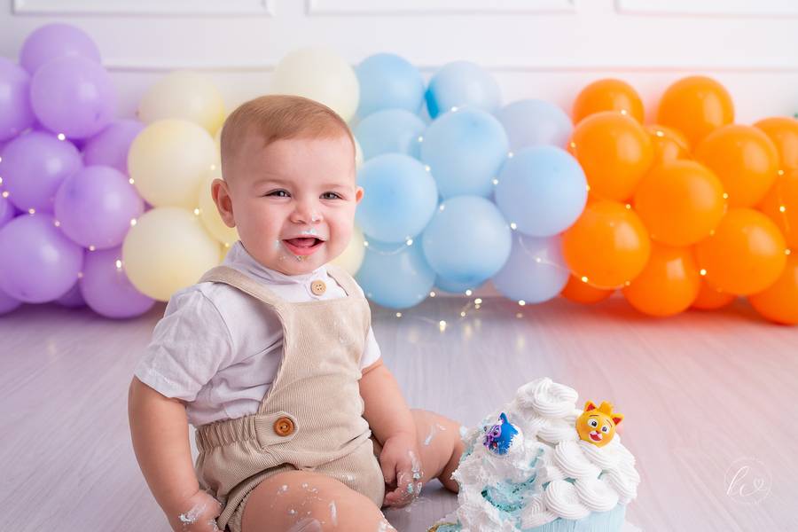 Smash The Cake de Léo, 1 ano 