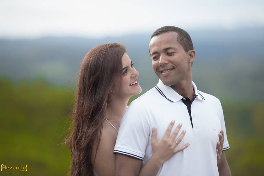 Casal  de Emanoel e Uyara