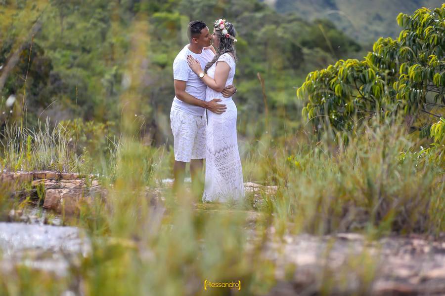 Casal  de Leandro e María 