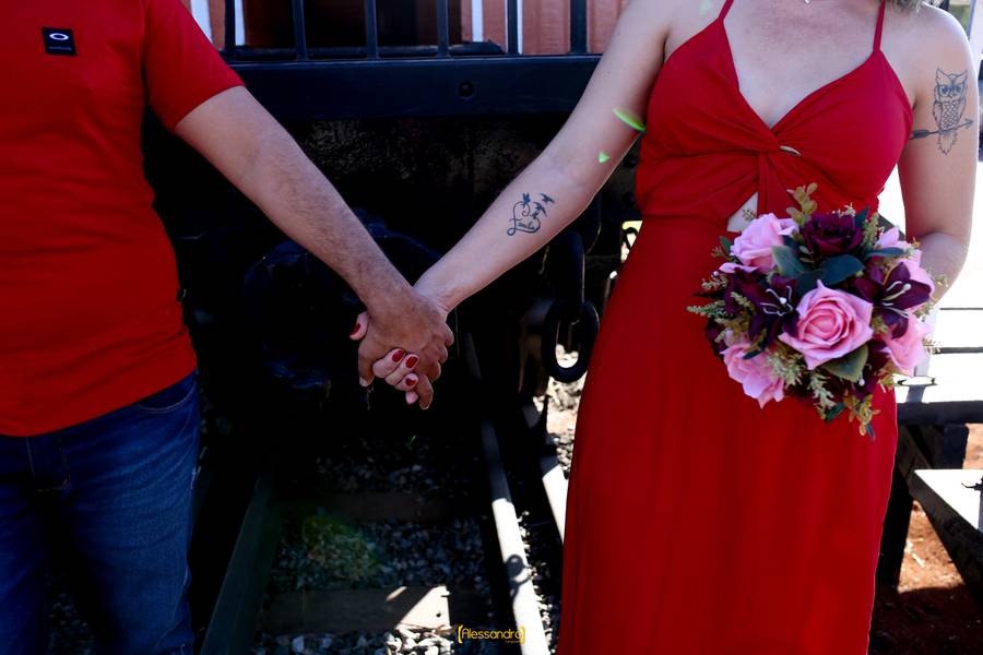 Casal  de Patricia e Alex 