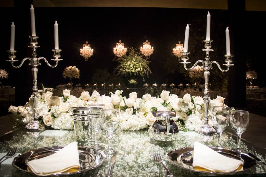 Boda de Noche de Blanco Perfecto