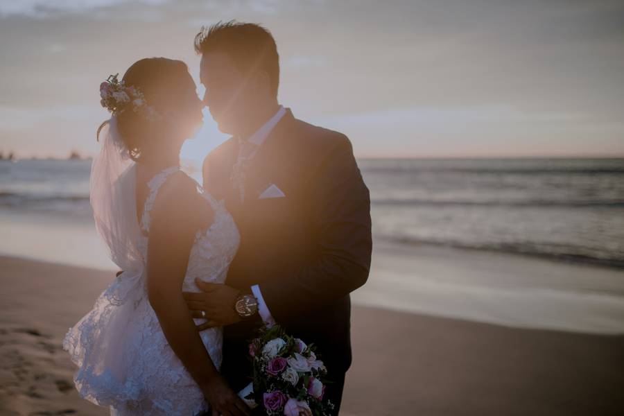 Boda en Playa de El sol de Máncora