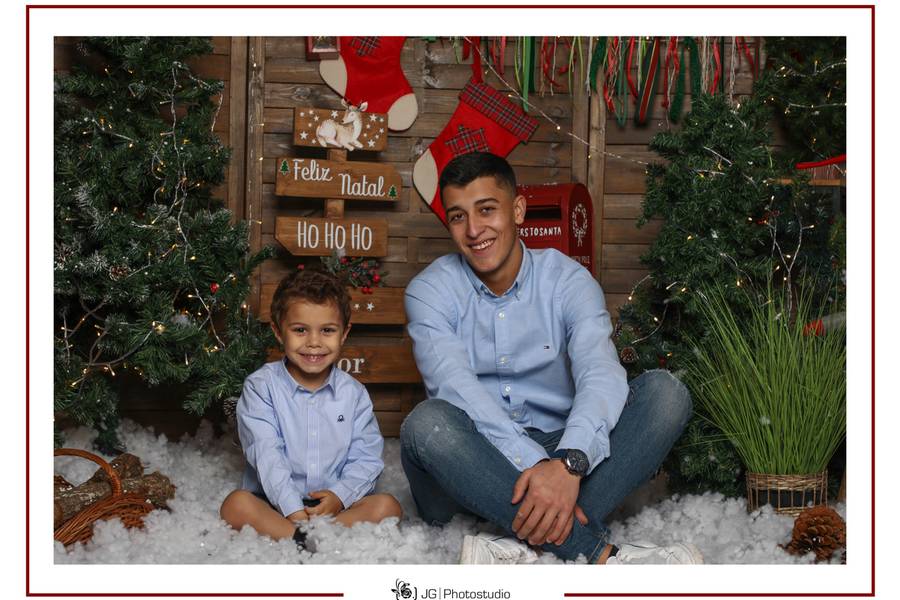 Mini Sessões Natal de Santiago, Leonardo e família