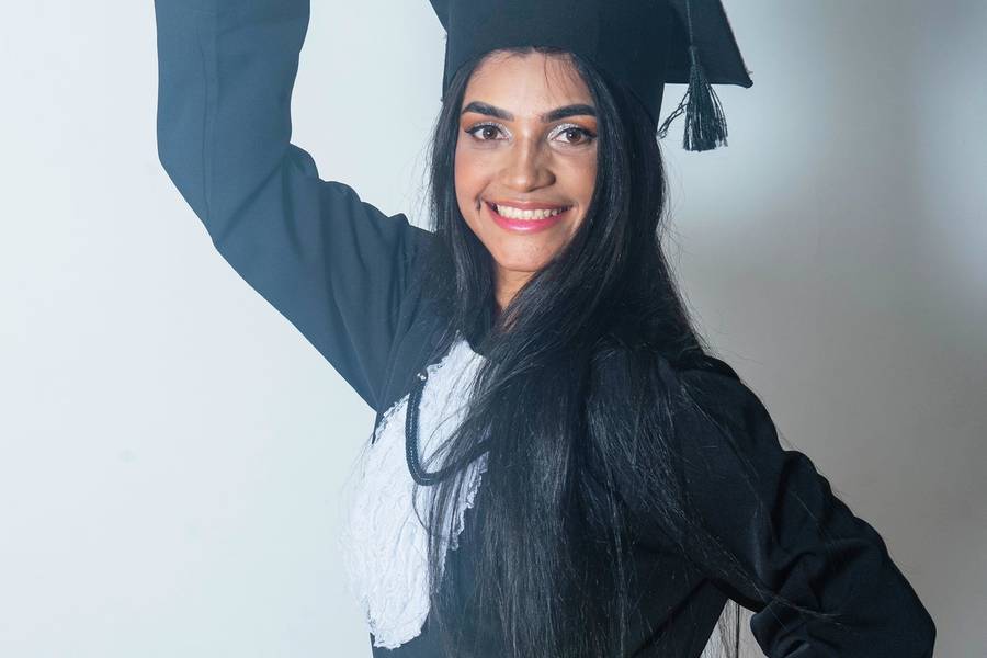 Formandos de Ensaio fotográfico de formatura em estudio.