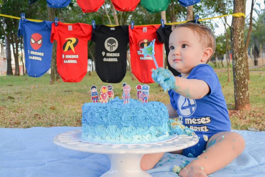 Newborn, Bebê, Recém-nascido de Smash the Cake do Gabriel