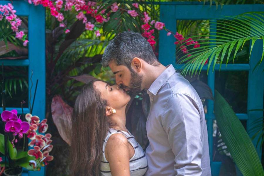 Ensaios de Casais de Ensaio fotográfico dos noivos Fernando & Aline
