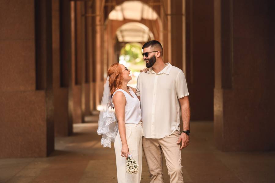 Casamento de Pré Wedding (Ensaio Pré Casamento) Claudiane e Igor / Boulevard Olímpico Rio de Janeiro / Praia de Camboinhas