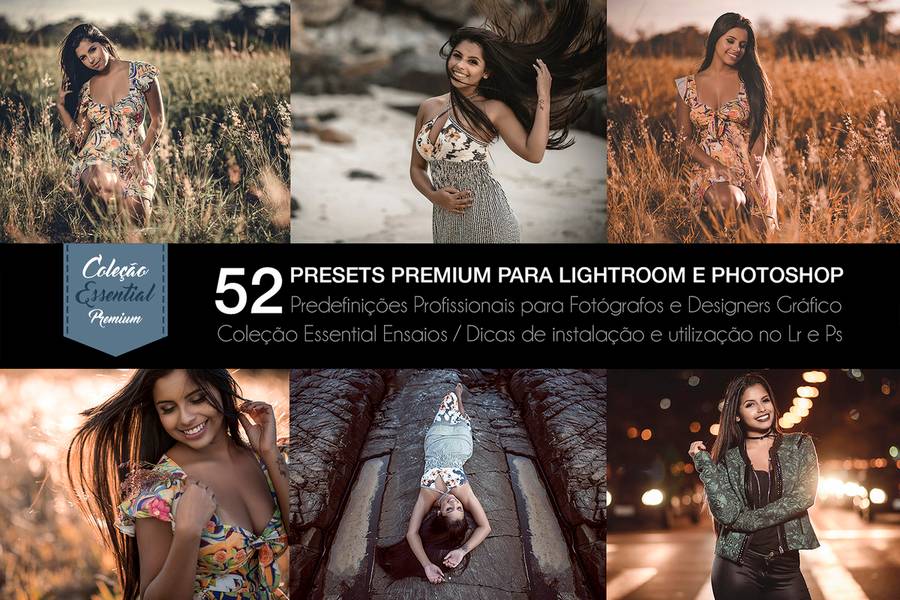 Cursos de Fotografia / Workshops de Coleção Essential Premium Presets para Ensaio