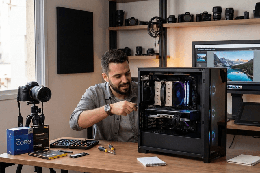 Cursos de Fotografia / Workshops de Curso Montagem, Manutenção e Formatação para Fotógrafos.