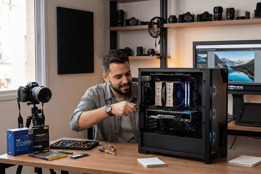 Cursos de Fotografia / Workshops de Curso Montagem, Manutenção e Formatação para Fotógrafos.