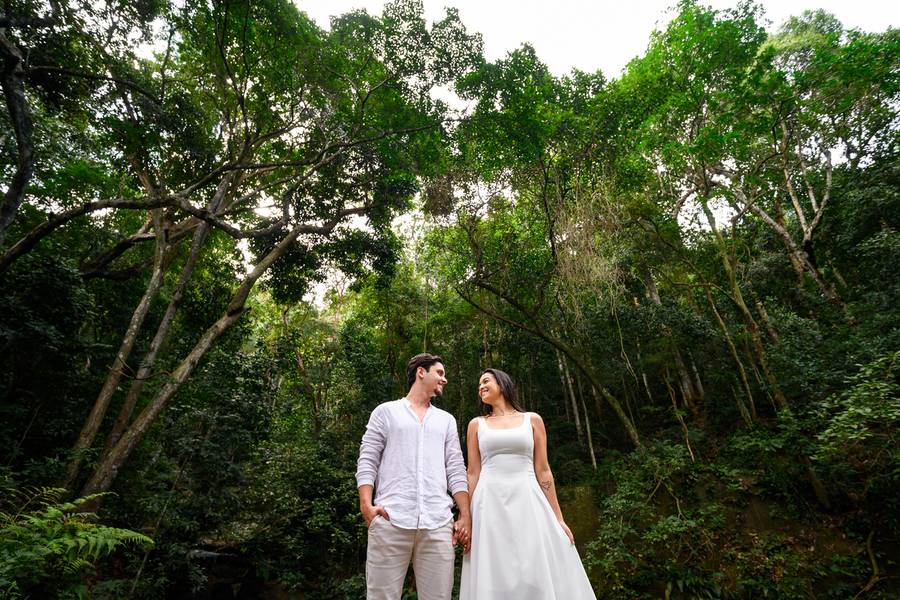 Pré Wedding de PRÉ WEDDING / ENSAIO DE CASAL JULIANA E CARLOS - MIRANTE DONA MARTA  E PARQUE LAGE RJ