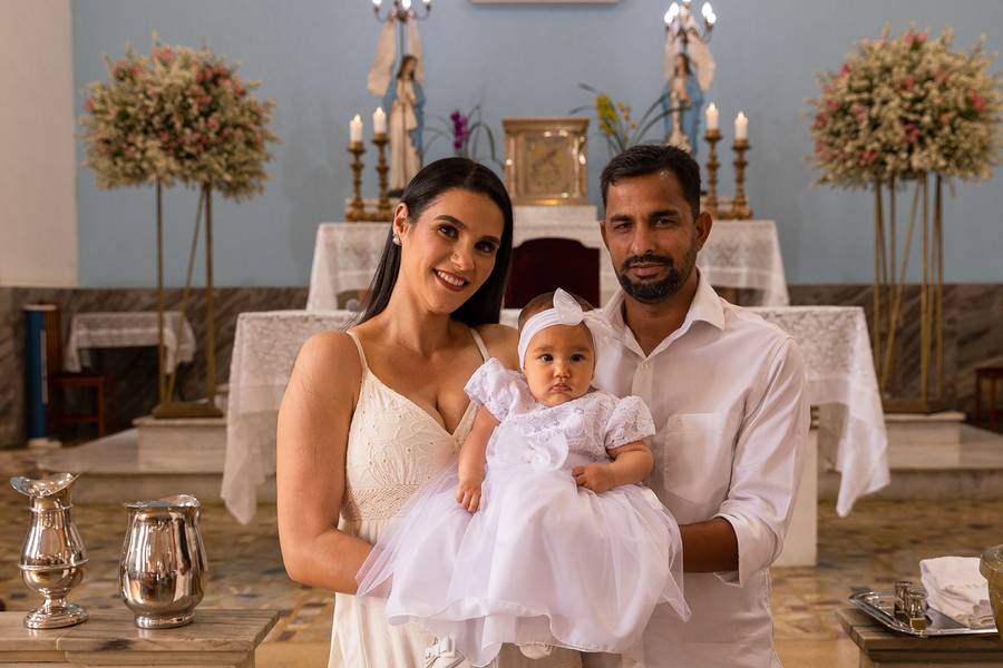 Batizado de Batizado da Maria Luiza na Igreja Matriz