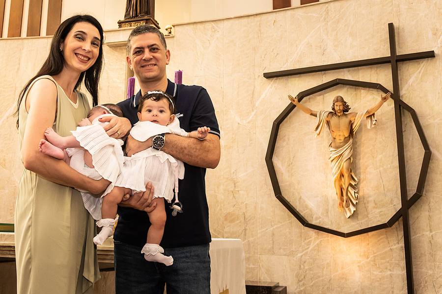 Batizado de Bárbara e Júlia