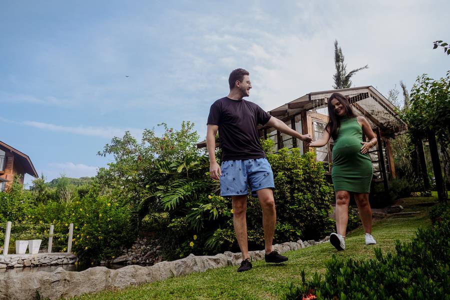 Ensaios de A espera de João | Joana e André