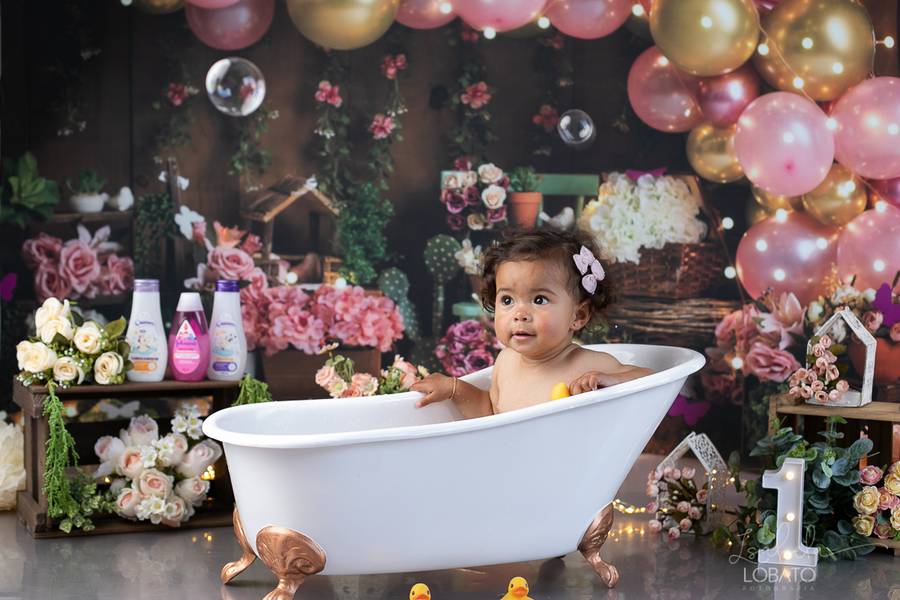 Crianças de A Hora do Banho da Valentina