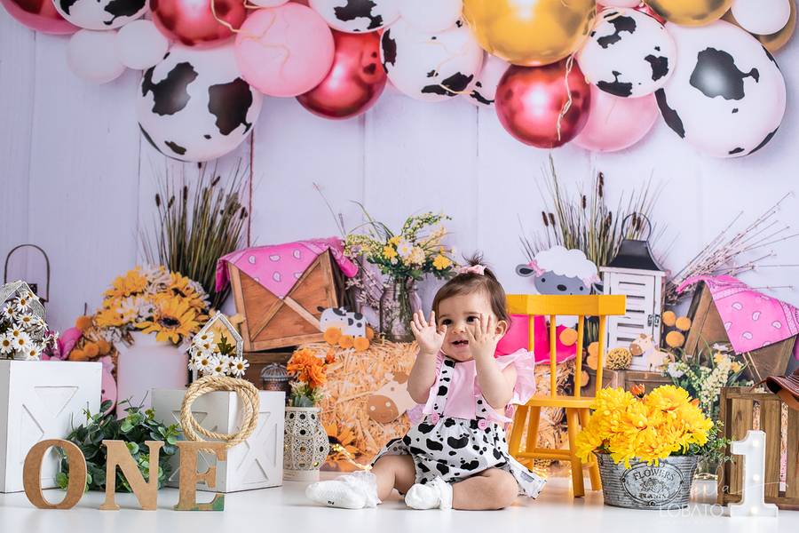 Crianças de Smash The Cake - Bruna 1 ano