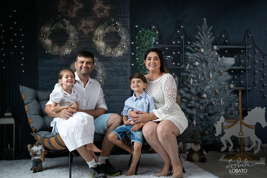 Mini Sessão de Retratos de Natal