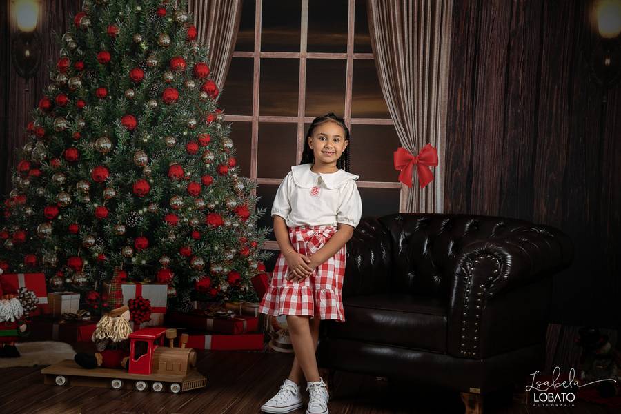 Mini Sessão de Retratos de Natal