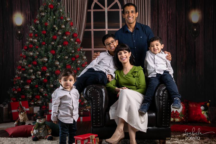 Mini Sessão de Retratos de Natal