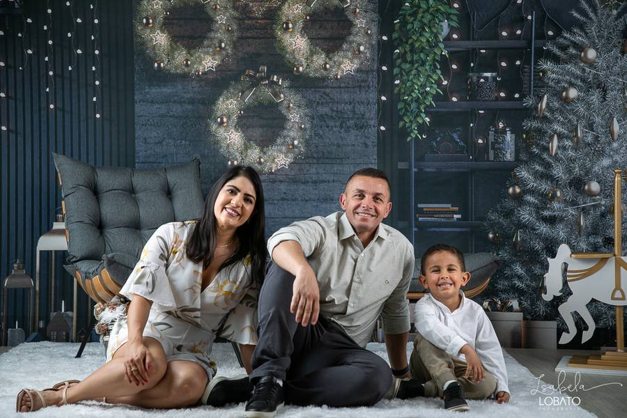 Mini Sessão de Retratos de Natal