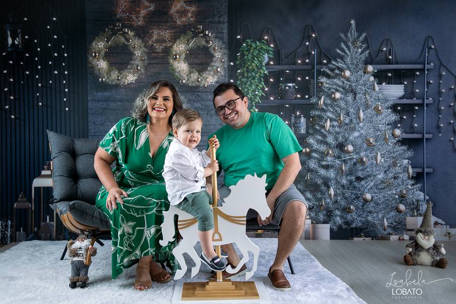 Mini Sessão de Retratos de Natal
