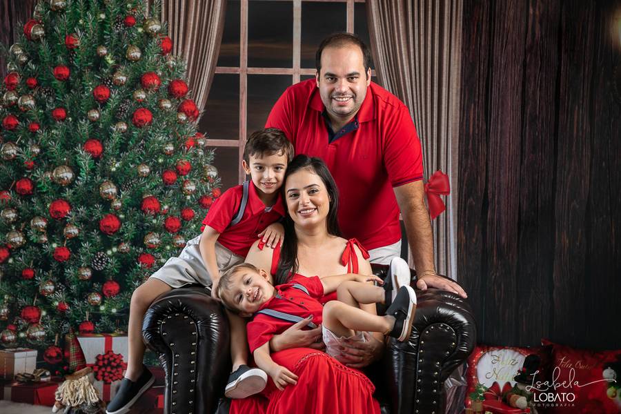 Mini Sessão de Retratos de Natal 