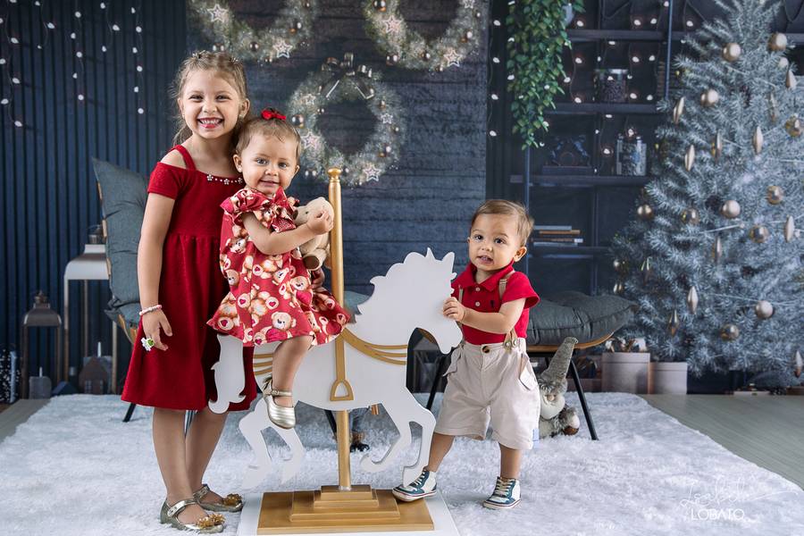 Mini Sessão de Retratos de Natal 
