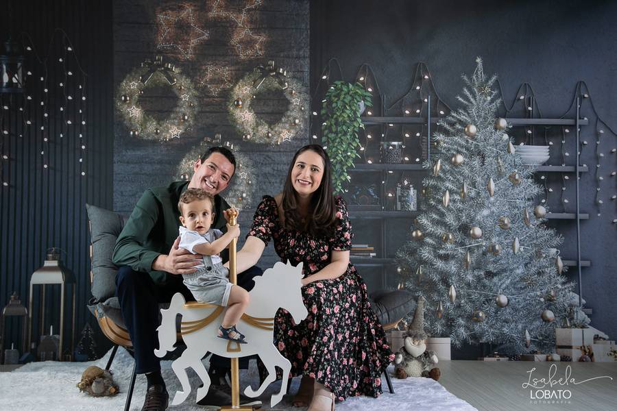 Mini Sessão de Retratos de Natal