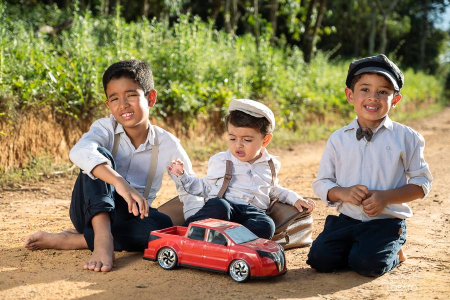 Crianças de Ensaio Retrô 