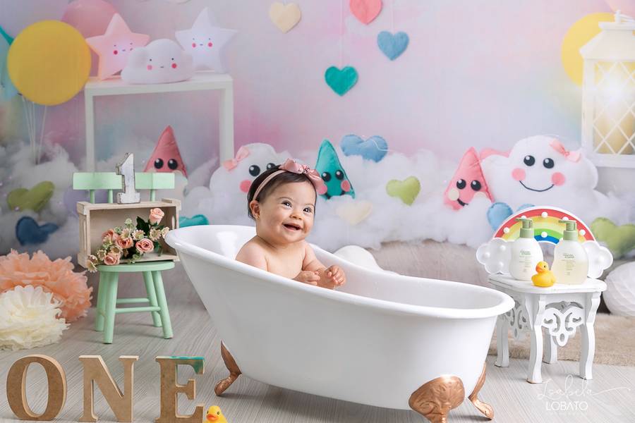 Crianças de A Hora do Banho Cecília - 12 meses