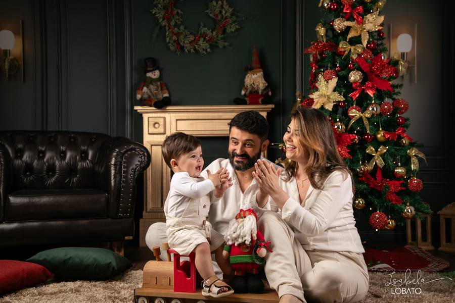 Mini Sessão de Retratos de Natal