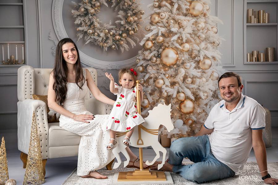 Mini Sessão de Retratos de Natal 