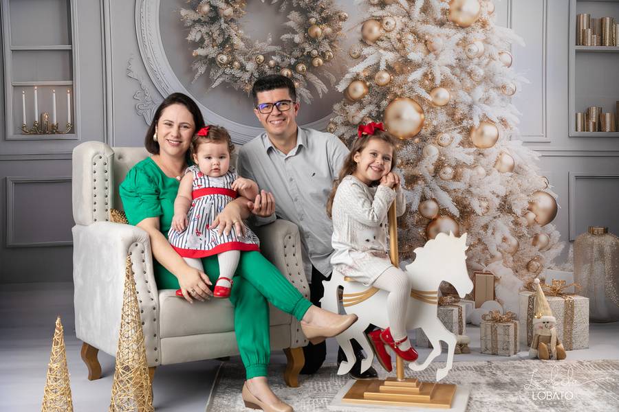 Mini Sessão de Retratos de Natal 