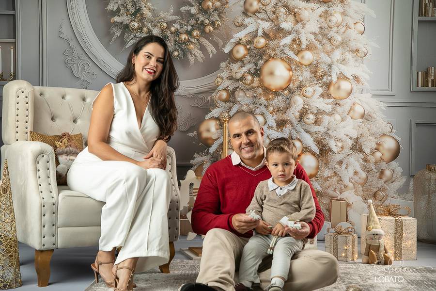 Mini Sessão de Retratos de Natal