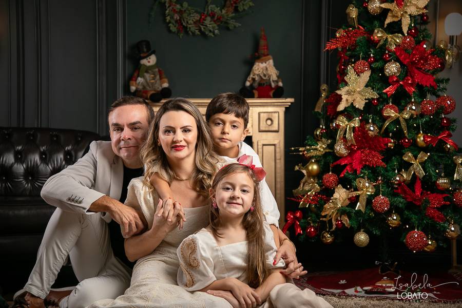 Mini Sessão de Retratos de Natal