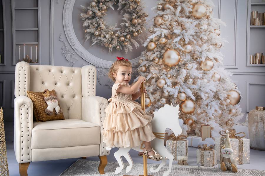 Mini Sessão de Retratos de Natal