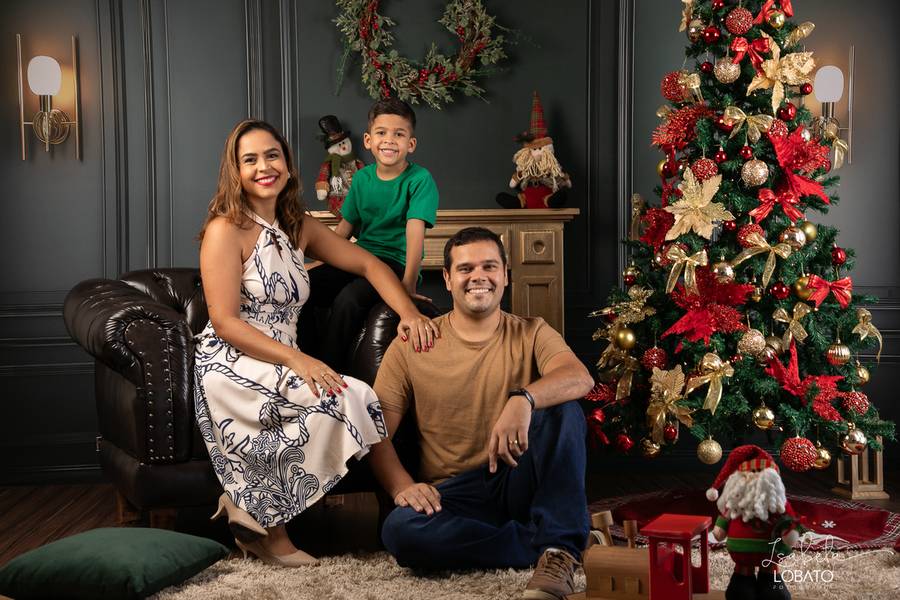 Mini Sessão de Retratos de Natal