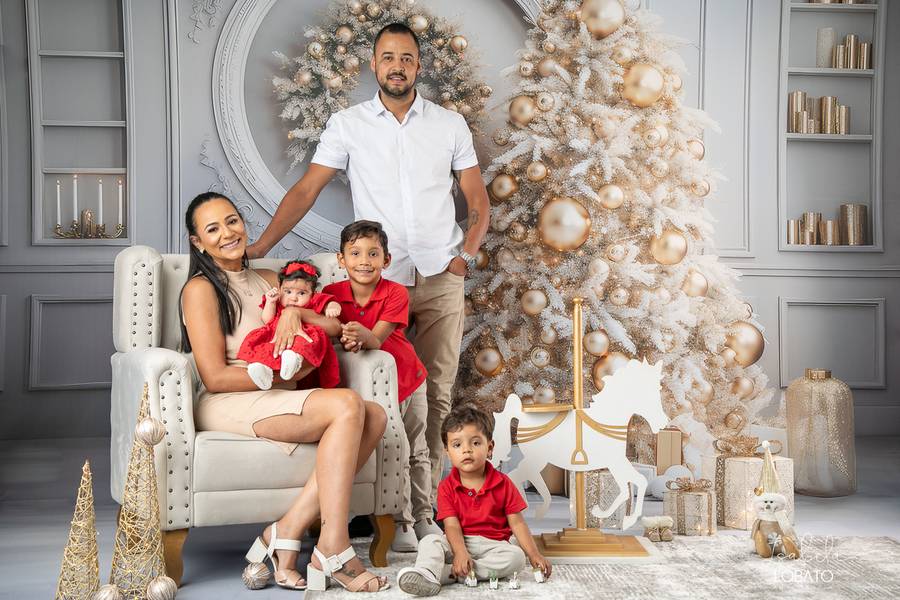 Mini Sessão de Retratos de Natal 