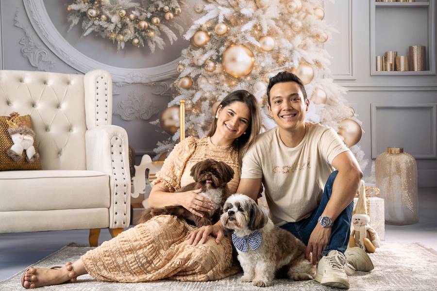 Mini Sessão de Retratos de Natal