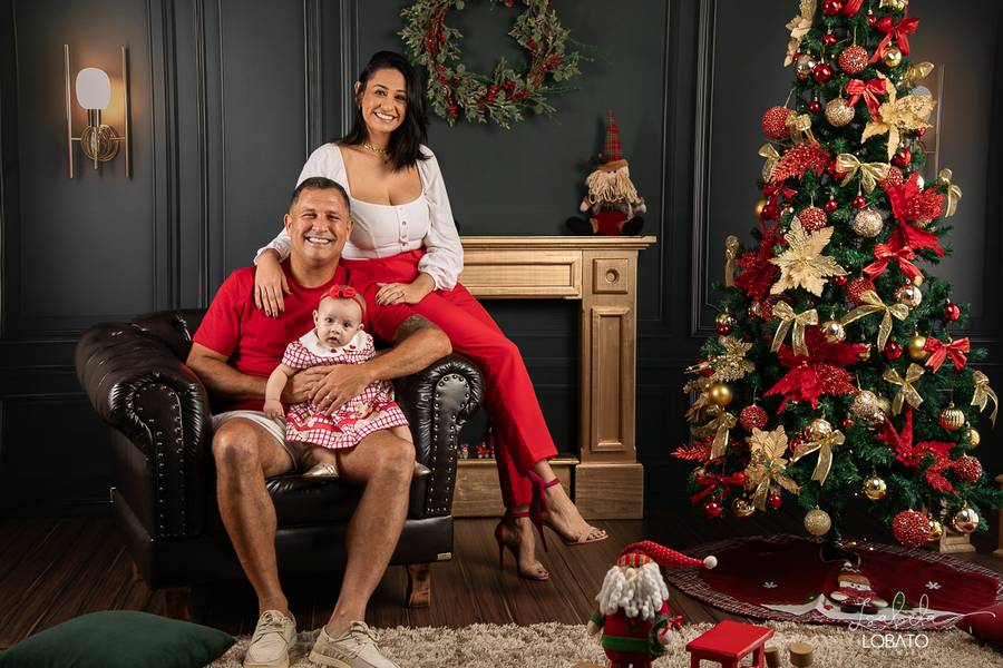 Mini Sessão de Retratos de Natal