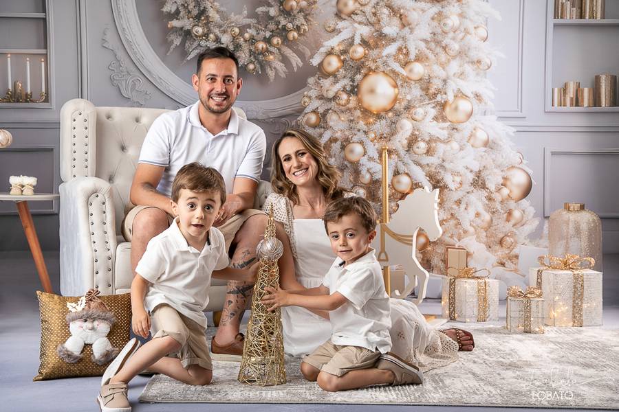 Mini Sessão de Retratos de Natal